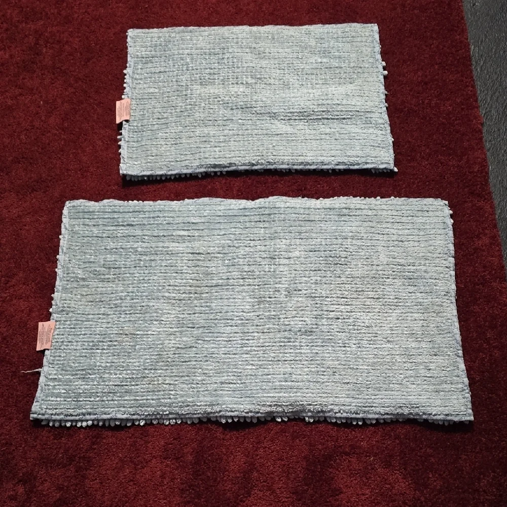 Juicy Couture Soft Gray Door Mat Set